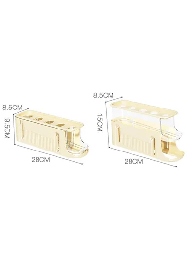 3-Layer Auto Rolling Design Refrigerator Egg Holder 17 Eggs Container Storage Box BPA-Free, No FDA TY-29010 - Yellow