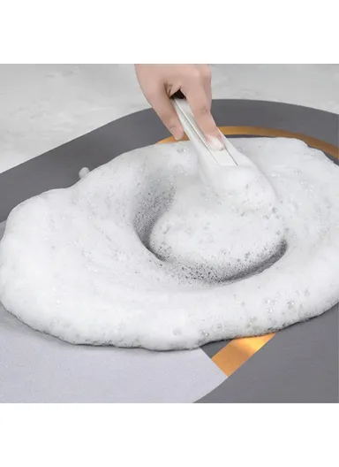 80X120cm Diatomud Bath Mat Non-Slip Quick Drying Bathroom Rug Foot Pad - Style 3