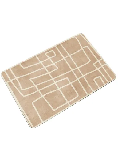 80X120cm Diatomud Bath Mat Non-Slip Quick Drying Bathroom Rug Foot Pad - Style 8