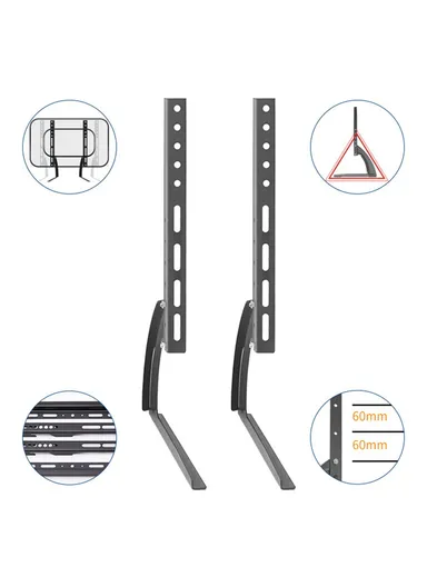 Hard Metal Television Stand Holder Universal TV Mount Stand Base for 26''-43'' TV