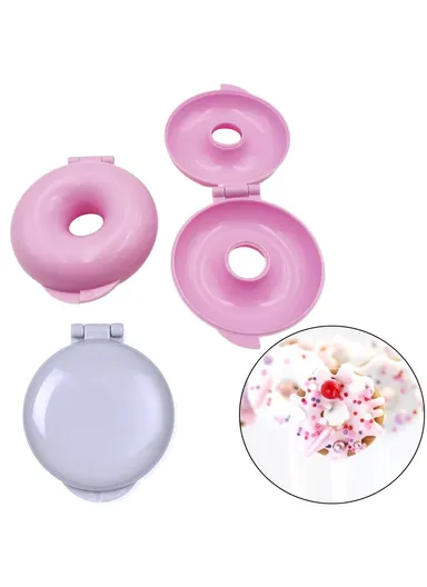 DIY Baking Tool Set, Cookie &amp; Donut Baking Mold Baking, Doughnut &amp; Cookie Cake Mold Baking Tool - Pink