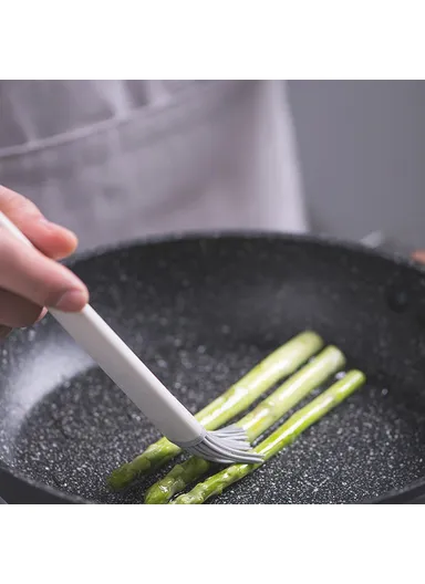 Detachable Design Silicone Oil Brush Pastry Basting Cooking Brush for BBQ Grill Heat Resistant Kitchen Food Barbecues Baking Brush No FDA Certificate, BPA-free - Pink