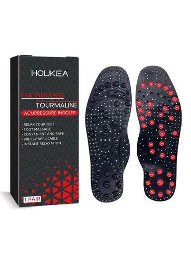 1-Pair Arch Insoles, Varicose Veins Relieve Magnetic Acupressure Arch Support Insoles