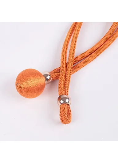 1 Pair Curtain Tiebacks, Adjustable Curtain Buckle with Beads Hole-Free Design, Decorative Tieback Curtain Holdback Buckle - Pink