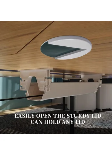 Under Cabinet Jar Opener, Easy Grip Arthritis Lid Bottle Jar Opener (D18 x H2)cm