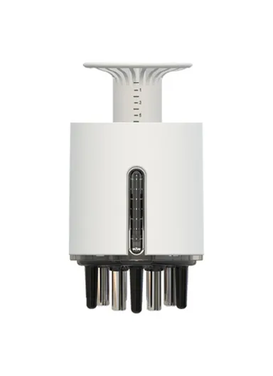 8ML Portable Scalp Applicator Hair Growth Serum Oil Liquid Guiding Comb with Scale ST NY-H706 - White