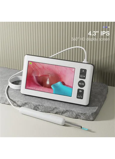 4.3-inch HD Visual Ear Cleaning Endoscope Professional Otoscope Ear Wax Removal Tool N18