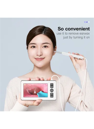 4.3-inch HD Visual Ear Cleaning Endoscope Professional Otoscope Ear Wax Removal Tool N18