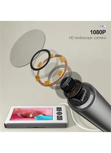 4.3-inch HD Visual Ear Cleaning Endoscope Professional Otoscope Ear Wax Removal Tool N18