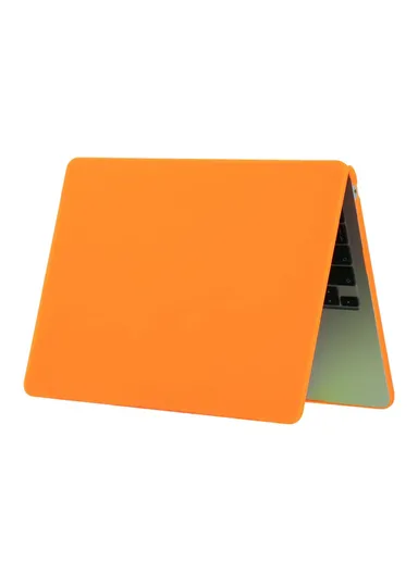 13-inch MacBook Matte Finish Protective Laptop Cover Scratch-resistant Hard PC Notebook Case - Orange