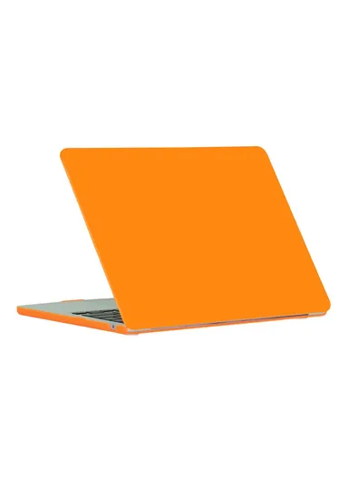 13-inch MacBook Matte Finish Protective Laptop Cover Scratch-resistant Hard PC Notebook Case - Orange