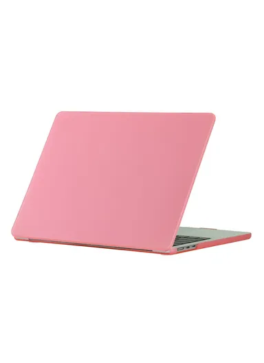 13-inch MacBook Matte Finish Protective Laptop Cover Scratch-resistant Hard PC Notebook Case - Pink