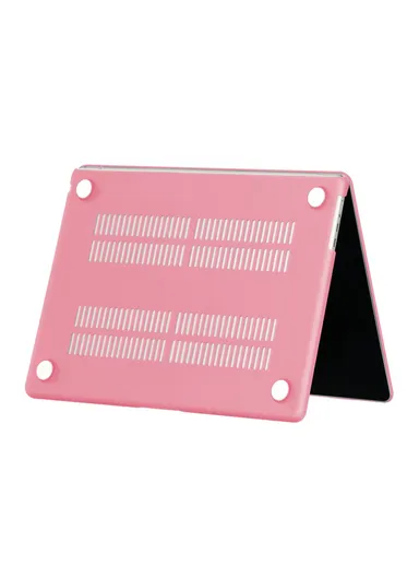 13-inch MacBook Matte Finish Protective Laptop Cover Scratch-resistant Hard PC Notebook Case - Pink