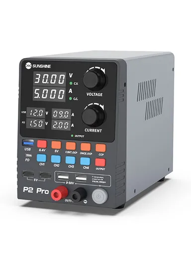 330W Intelligent Regulated Power Supply Phone Repair Stabilized Power Meter EU Plug P2 Pro