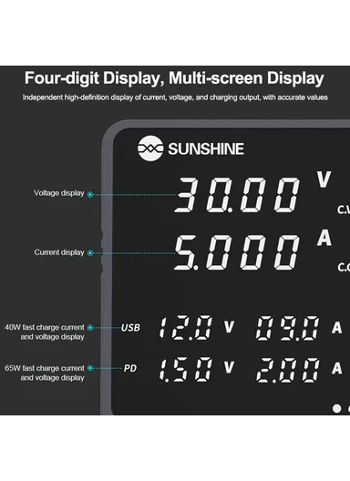 330W Intelligent Regulated Power Supply Phone Repair Stabilized Power Meter EU Plug P2 Pro