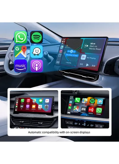 Mini SE Wireless Carplay Adapter USB-A / Tpye-C Plug Wired to Wireless Carplay Auto Smart Box