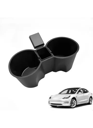 Tesla Model 3 / Y Ashtray Design Car Center Console Organizer Drinks Cup Holder Tray M30107 