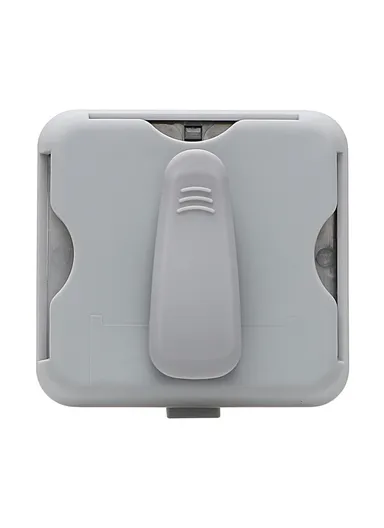 Sunglass Holder Glasses Holder, Car Visor Clip Card Storage Pouch (L8.1 x W8.5)cm - White