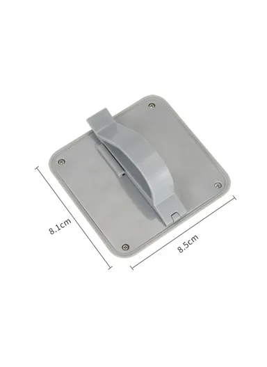 Sunglass Holder Glasses Holder, Car Visor Clip Card Storage Pouch (L8.1 x W8.5)cm - White