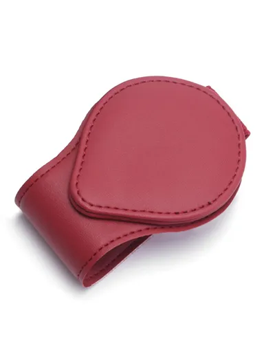 Portable Sunglasses Holder Bill Holder Clip Card Storage Accessories - Wine Red
