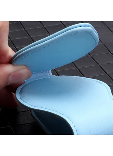 Portable Sunglasses Holder Bill Holder Clip Card Storage Accessories - Blue