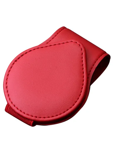Portable Sunglasses Holder Bill Holder Clip Card Storage Accessories - Red