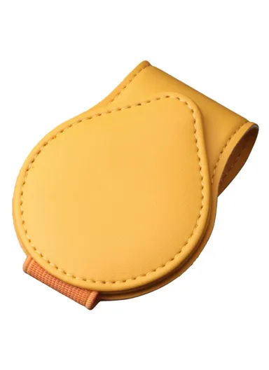 Portable Sunglasses Holder Bill Holder Clip Card Storage Accessories - Yellow