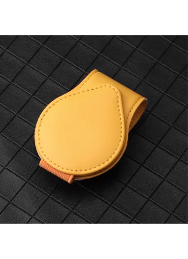 Portable Sunglasses Holder Bill Holder Clip Card Storage Accessories - Yellow