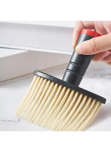 Car Interior Cleaning Brush, Soft Bristles Dust Remover, Air Outlet Dashboard Detailing Sweeping 9770 (L14 x W10.5)cm - Black