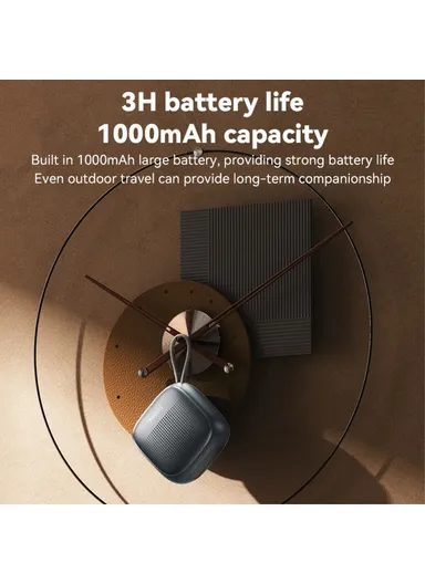 YESIDO 1000mAh 5W Portable Mini Speaker, Waterproof 5.3 Bluetooth-compatible Speaker, CD Diaphragm YSW24 