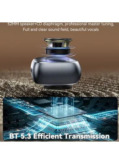 YESIDO 1000mAh 5W Portable Mini Speaker, Waterproof 5.3 Bluetooth-compatible Speaker, CD Diaphragm YSW24 