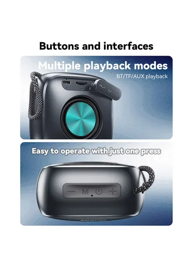 YESIDO 1000mAh 5W Portable Mini Speaker, Waterproof 5.3 Bluetooth-compatible Speaker, CD Diaphragm YSW24 