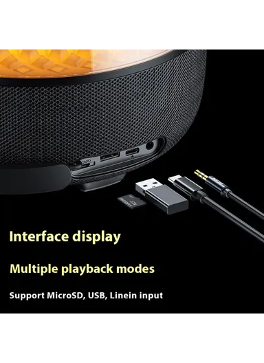 WEKOME 3600mAh 40W Desktop Bluetooth-compatible Speaker, Wireless Speaker with Dual Microphones Beluga D16 