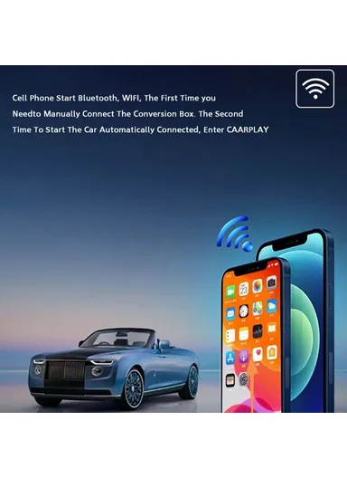 Carplay Android Auto Wired to Wireless Dongle Vehicle Smart Carplay Adapter BY960L