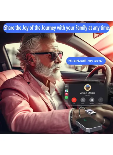 Carplay Android Auto Wired to Wireless Video Box Vehicle Smart Carplay Adapter BY960