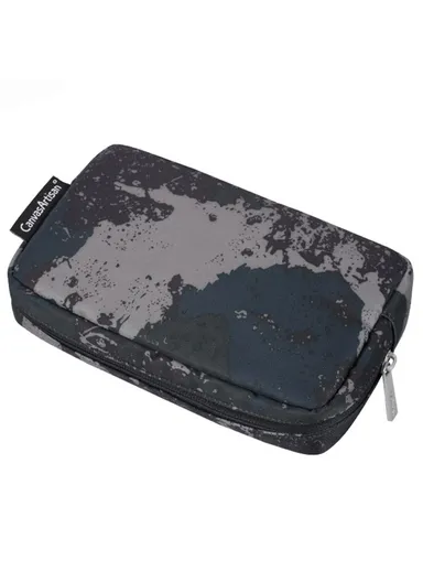 CANVASARTISAN Camouflage  Travel Cable Organizer Electronics Accessories Cases Storage Bag H7-S11 (L20 x W12 x H7)cm - Grey