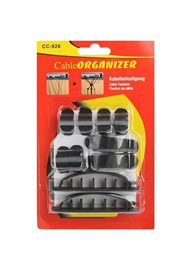 10 in 1 Plastic Flexible Cable Organizer for Electric Wires CC-926