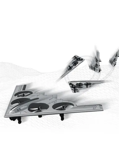 Children's Remote Control Aircraft B-2 Spirit Stealth Bomber Model 4CH Drone Fixed-wing Quadcopter Aircraft Toy 777-275