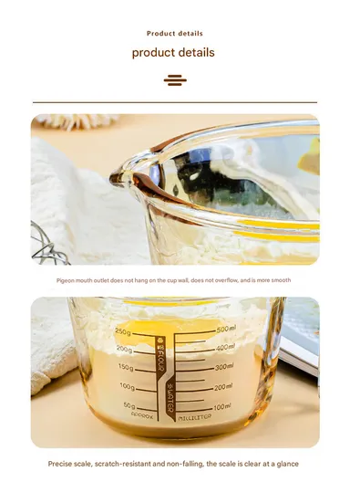 500ml Kitchen Food Measuring Cup Tool LB-500KH