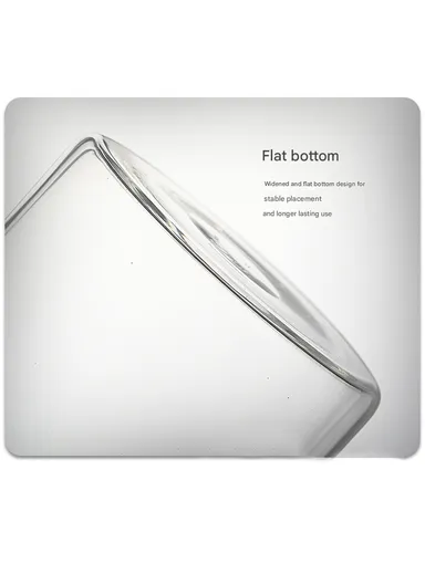 1.7L Glass Container With Lid Keeps Food Dry Fresh, Airtight &amp; Elegant (D12.5 x H19.5)cm