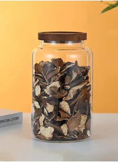 3.5L Glass Container With Lid Keeps Food Dry Fresh, Airtight &amp; Elegant (D14 x H22)cm