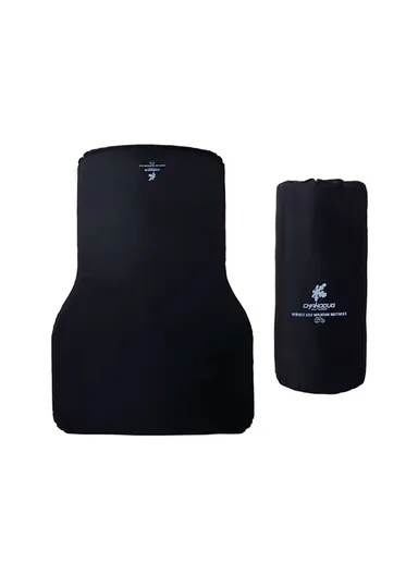 Leakproof Inflatable Air Mattress Quick Inflation Travel Bed, Lightweight, Portable Sleeping Pad for Camping, Fits Most SUVs &amp; Sedans, Comfortable &amp; Durable CD-4096 (L188 x W132 x H5)cm - Black&amp;Gray