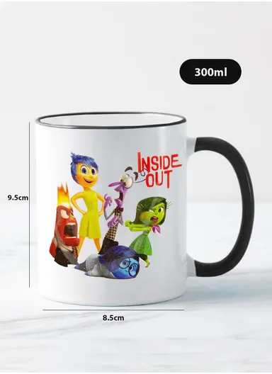 300ml Ceramic Mug Perfect For Coffee, Milk, Tea (D9 x H10)cm - Black