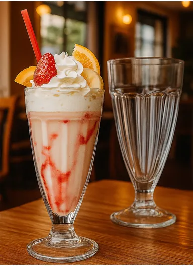 315ml 6Pcs High-Quality Drink Glass Set (D9 x H18)cm