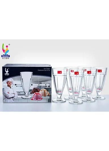315ml 6Pcs High-Quality Drink Glass Set (D9 x H18)cm