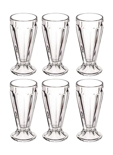 415ml 6 Pcs Glassware Drink Cups Set IC029 (D8 x H18)cm