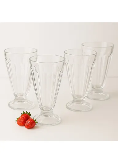 415ml 6 Pcs Glassware Drink Cups Set IC029 (D8 x H18)cm