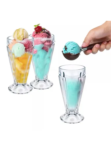 415ml 6 Pcs Glassware Drink Cups Set IC029 (D8 x H18)cm