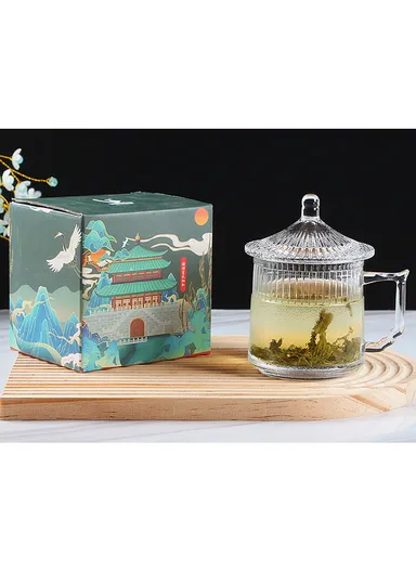 350ml Japanese Style Hot &amp; Cold Beverage Glass Cup CYB010-2