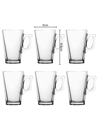 100ml 6-Pcs Tea Simple Glass Cups Set DM226
